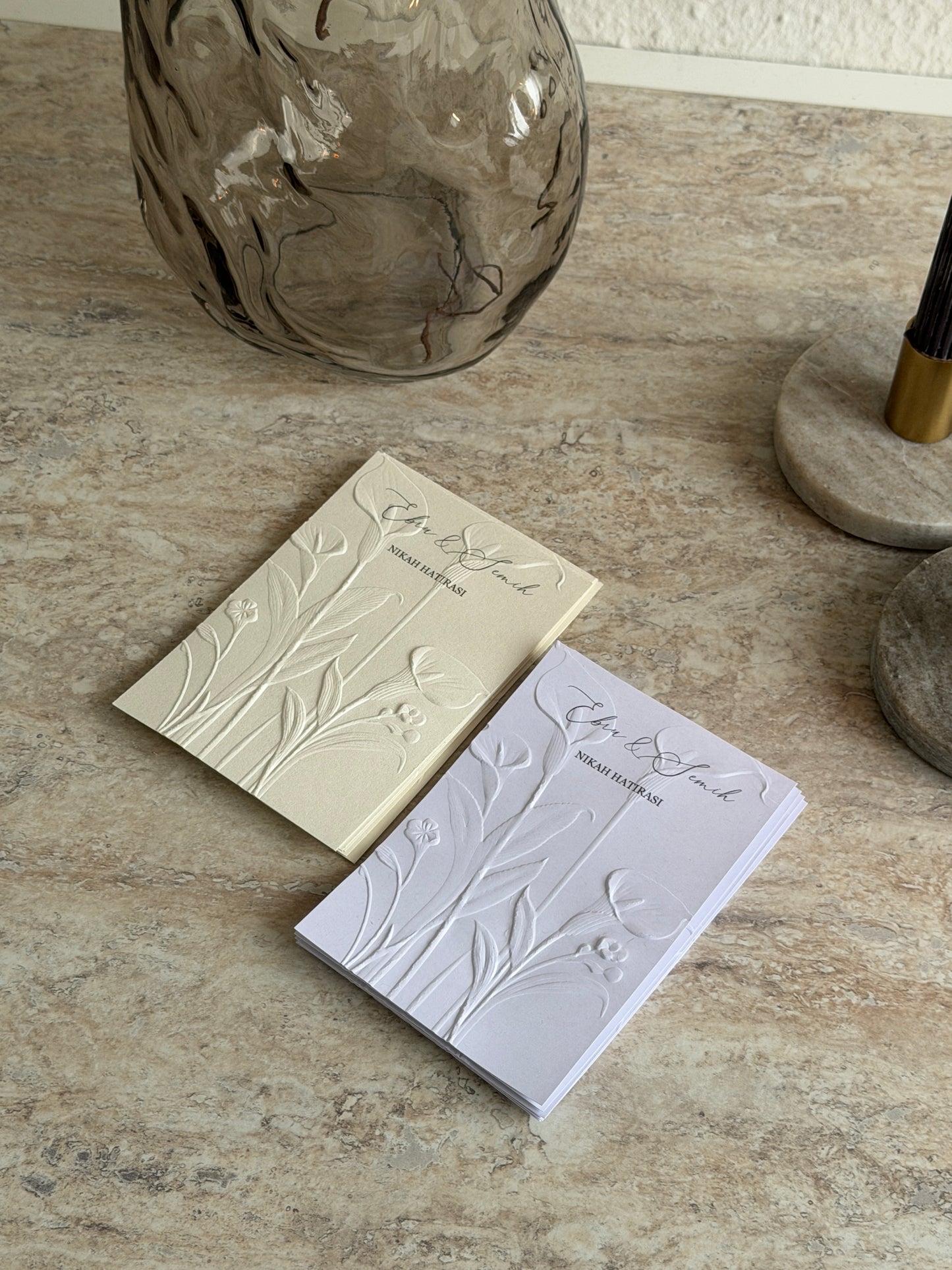 Papeterie DIY mit Struktur - Karten für deine Gastgeschenke!