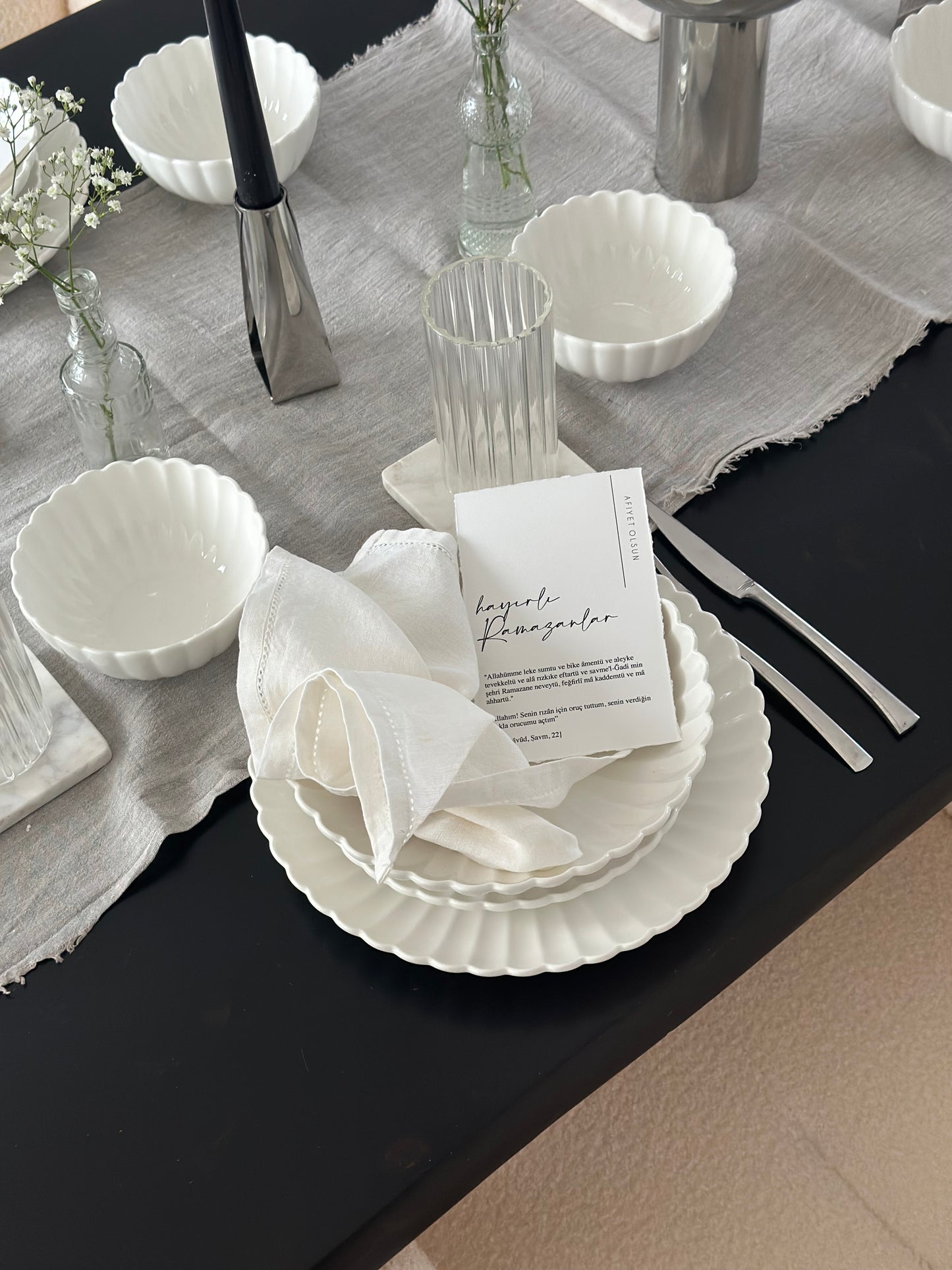 Ramazan Tischkarten, Ramadan Tischkarten - Ramadan Place Cards