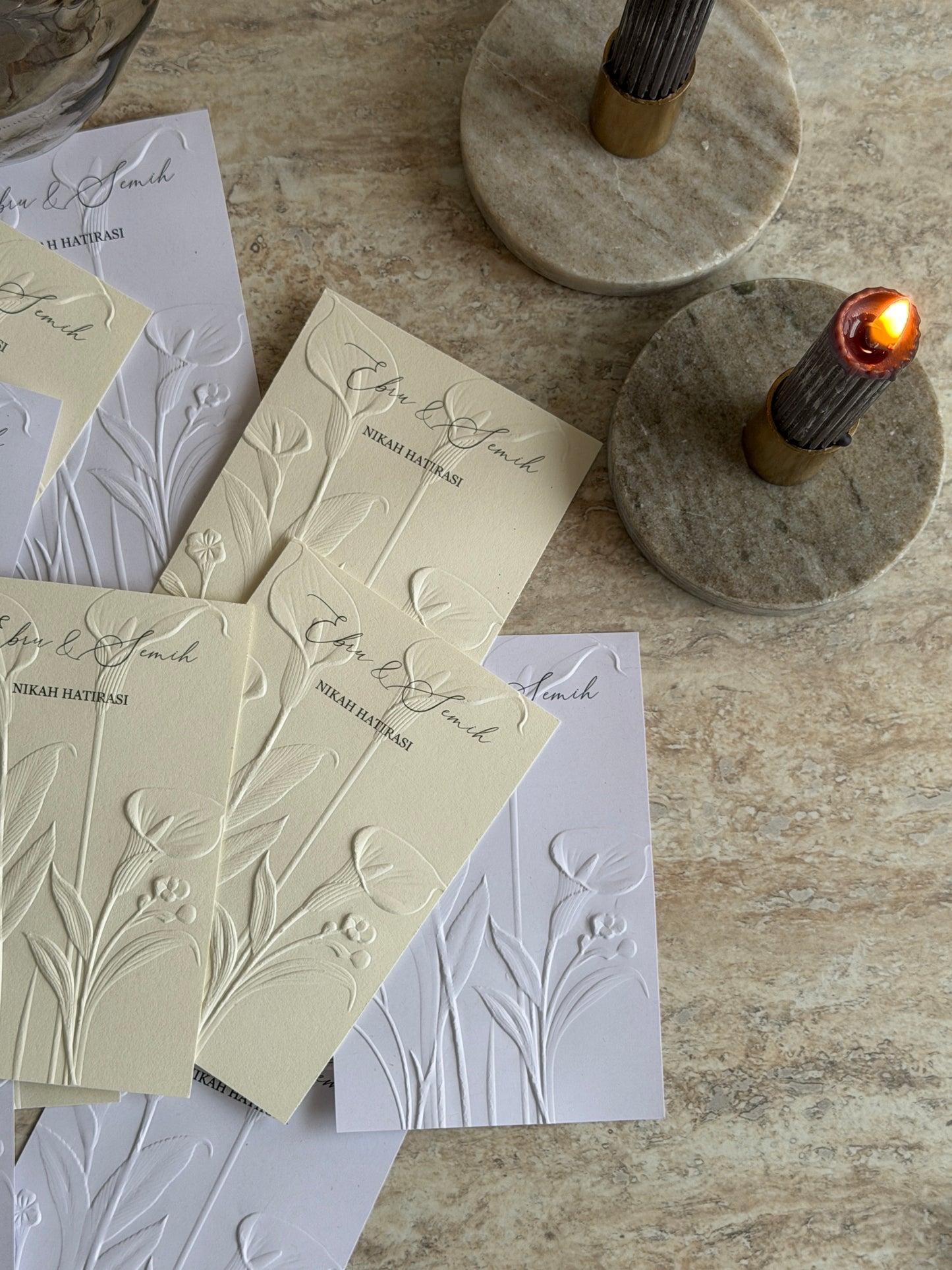 Papeterie DIY mit Struktur - Karten für deine Gastgeschenke!