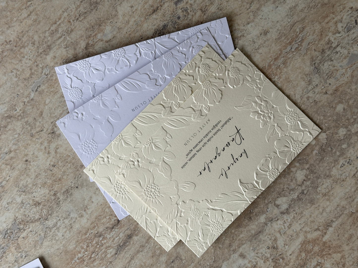 Ramadan Tischkarten - Ramadan Place Cards mit Struktur
